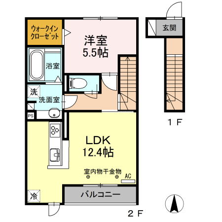 テゾーロの間取り