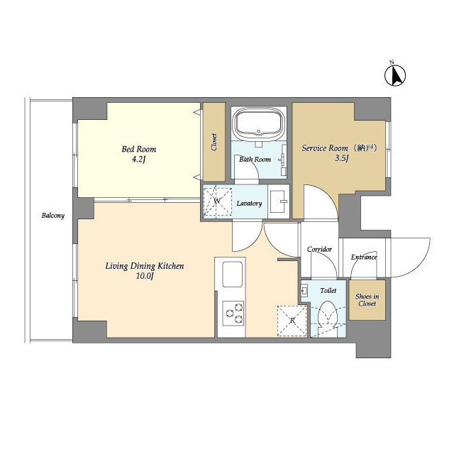 Augusta Residence大森の間取り