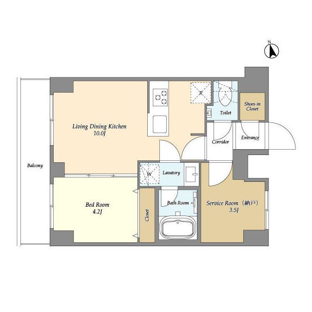 Augusta Residence大森の間取り