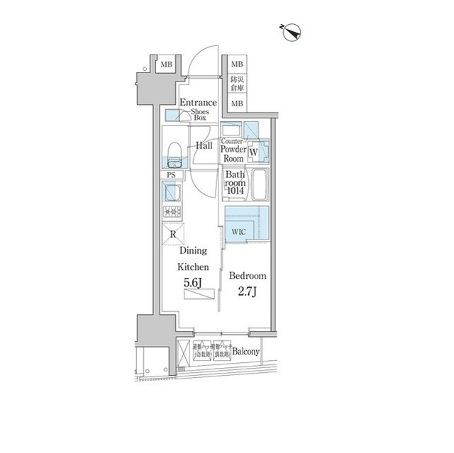 デュオフラッツ日本橋水天宮の間取り
