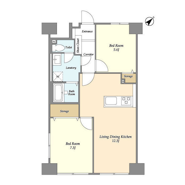 ロイヤルキャステージ恋ヶ窪の間取り