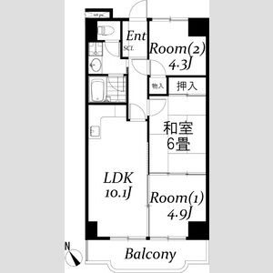 シュターンハイム第2の間取り