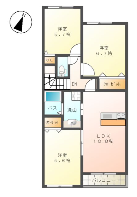 Lien(リアン)の間取り