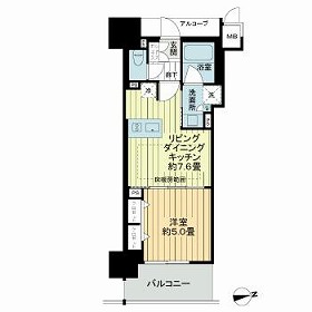 グランアッシュ江坂の間取り