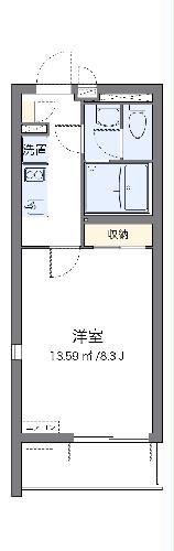 クレイノアメリアメゾンの間取り