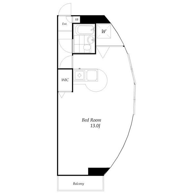 稲荷町の完工年月(1991年3月)築の賃貸マンションの間取り