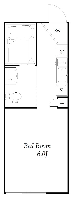 別所の完工年月(2019年10月)築の賃貸アパートの間取り