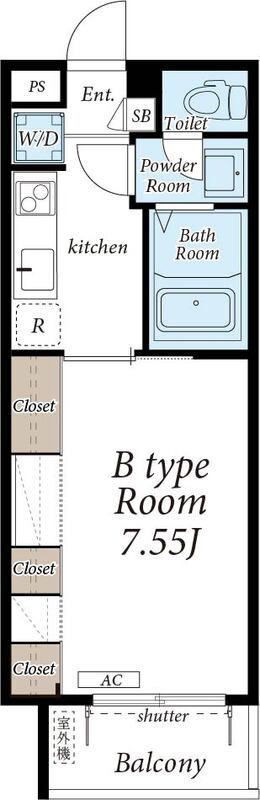 リブリ・saccoの間取り