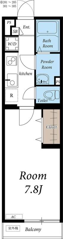 リブリ・プランドールSAGAMIの間取り