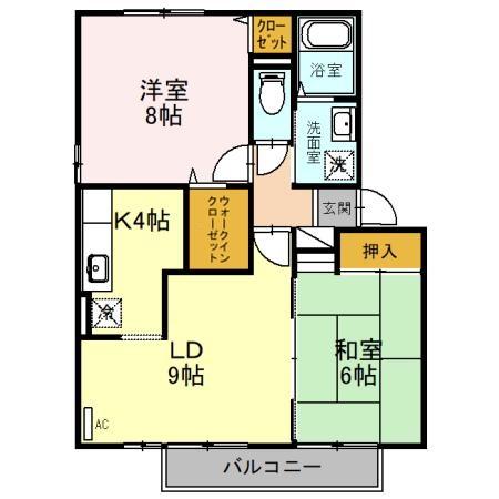 プラセール Fの間取り