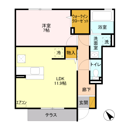 ティンカーベル　Ｂの間取り