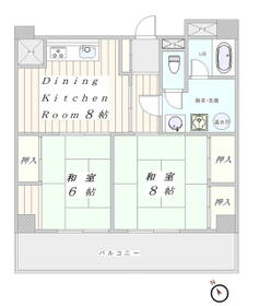 駒込富士ハイツの間取り