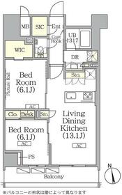 ザ・パークハビオ神楽坂レジデンスSouthの間取り