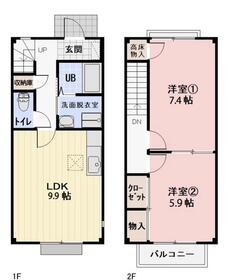 ブランシェクローバーの間取り