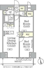 ザ・パークハビオ神楽坂レジデンスSouthの間取り