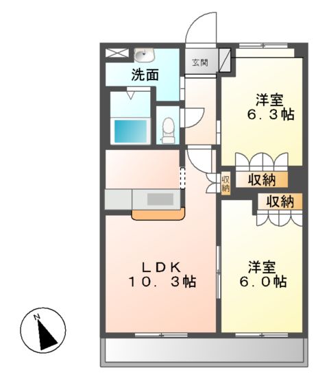 アルト キオーマの間取り