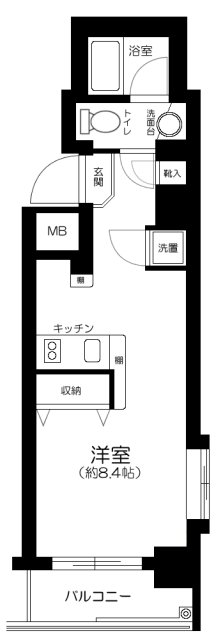 セジョリ早稲田・903号室の間取り