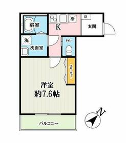 キャメル川越 都Bの間取り