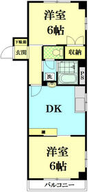 ヴィラ東台の間取り