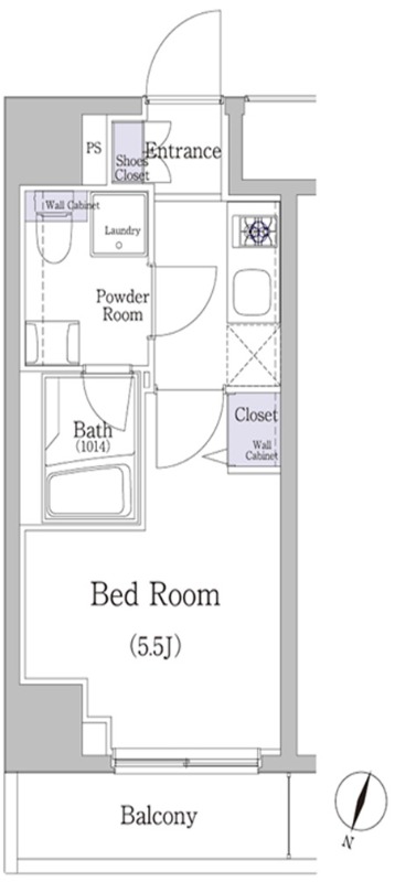ヴォーガコルテ横濱吉野町の間取り