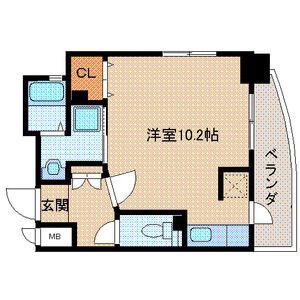 リーヴ　メゾン・201号室の間取り