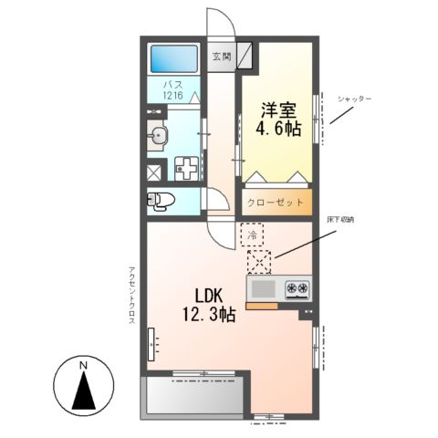 (仮称)Sky Fuente(スカイ フェンテ)の間取り