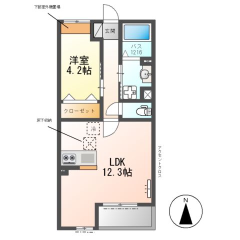 (仮称)Sky Fuente(スカイ フェンテ)の間取り