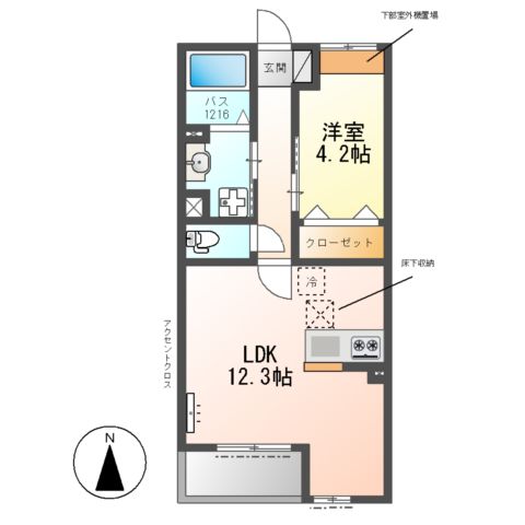 (仮称)Sky Fuente(スカイ フェンテ)の間取り