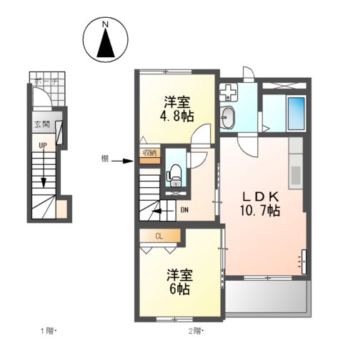 ブライトガーデンの間取り