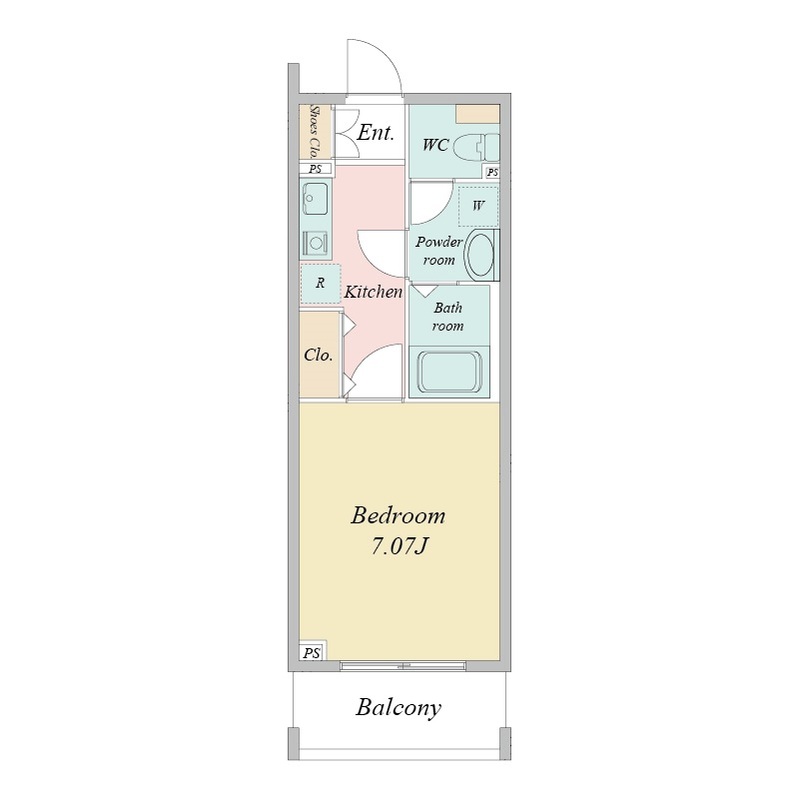 HF草加レジデンスの間取り