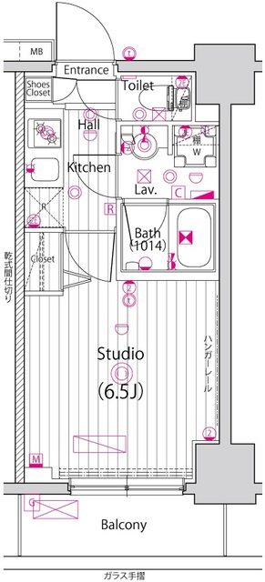 ガーラ・シティ横浜反町の間取り