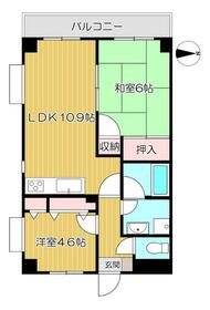 川崎ロイヤルマンションの間取り