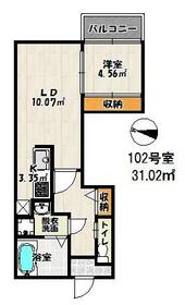 バーンメアオ クシュの間取り
