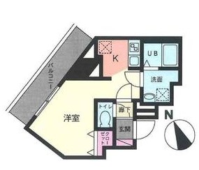 ラクエール旗の台の間取り