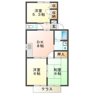 スターハイツCの間取り