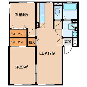 メゾンドレトアA棟B棟の間取り
