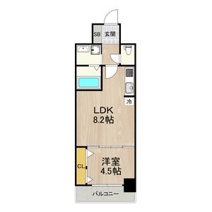 セノアタワー新大阪の間取り