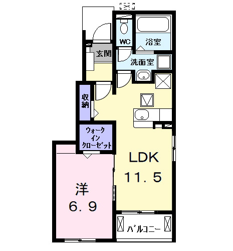 ヒカルサ名古屋南陽イーストの間取り