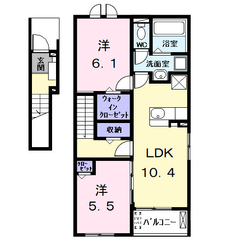ヒカルサ名古屋南陽ウエストの間取り