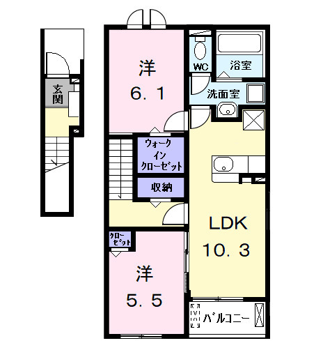 ヒカルサ名古屋南陽ウエストの間取り