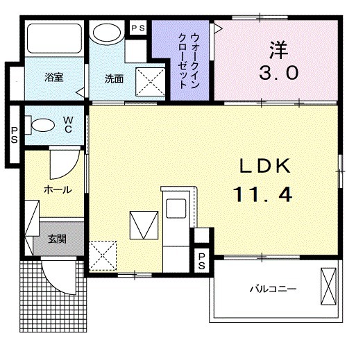 Sole pressoの間取り