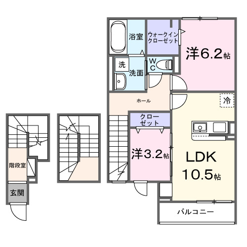 グレイス ケイの間取り
