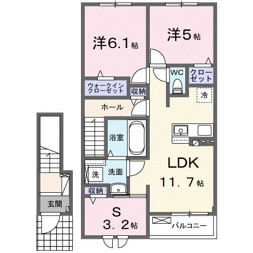 グレースヒルズの間取り