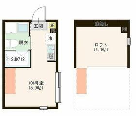 ハーモニーテラス上石神井Ⅴの間取り