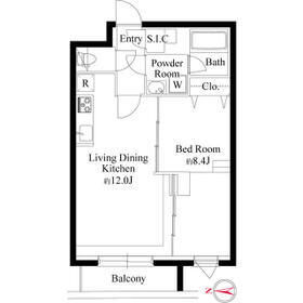 グランパセオ代々木上原Ⅱの間取り