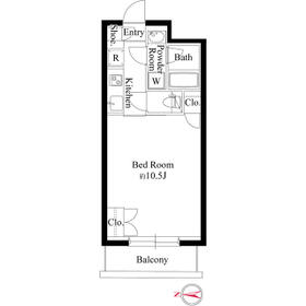 グランパセオ代々木上原Ⅱの間取り