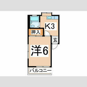 フローラFの間取り