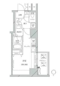 クレイシア亀戸の間取り