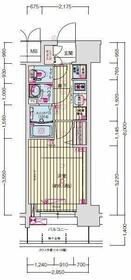 プレサンス鶴舞ファーストの間取り