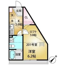 シュヴァルクラジュー横浜鴨居の間取り